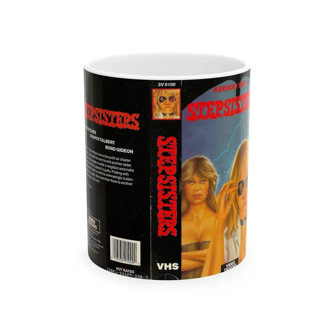 STEPSISTERS (VHS COVER) - White Coffee Mug 11oz - Go Mug Yourself