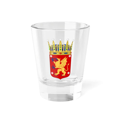 Östergötlands vapen (Sweden) (Coat of Arms) Shot Glass 1.5oz 1.5oz - Go Mug Yourself