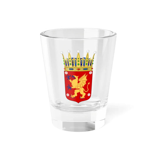 Östergötlands vapen (Sweden) (Coat of Arms) Shot Glass 1.5oz 1.5oz - Go Mug Yourself