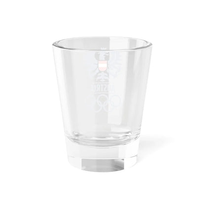 Österreichisches Olympisches Comité logo (Austria) (Coat of Arms) Shot Glass 1.5oz - Go Mug Yourself