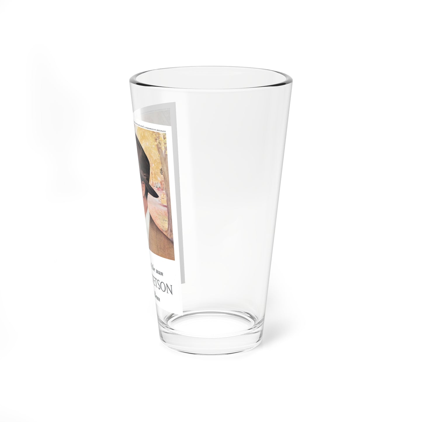 Stetson Personality Posters 2 (John B. Stetson Company, 1949) (Magazine Illustration) Pint Glass 16oz-Go Mug Yourself