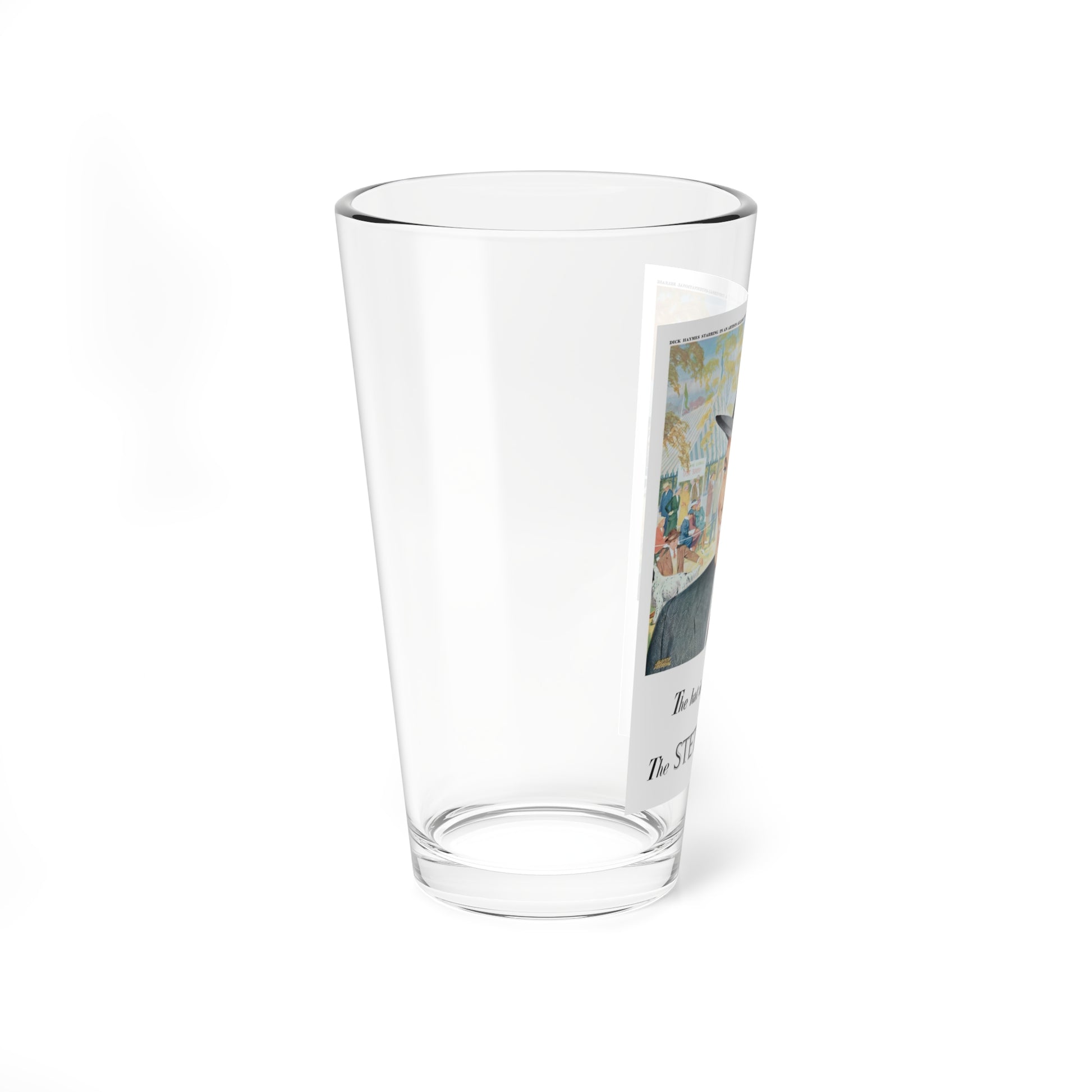 Stetson Personality Posters 3 (John B. Stetson Company, 1949) (Magazine Illustration) Pint Glass 16oz-Go Mug Yourself