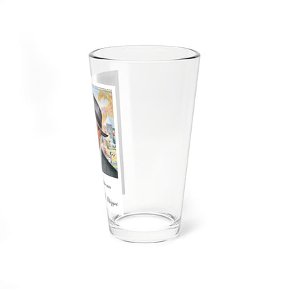 Stetson Personality Posters 3 (John B. Stetson Company, 1949) (Magazine Illustration) Pint Glass 16oz-Go Mug Yourself