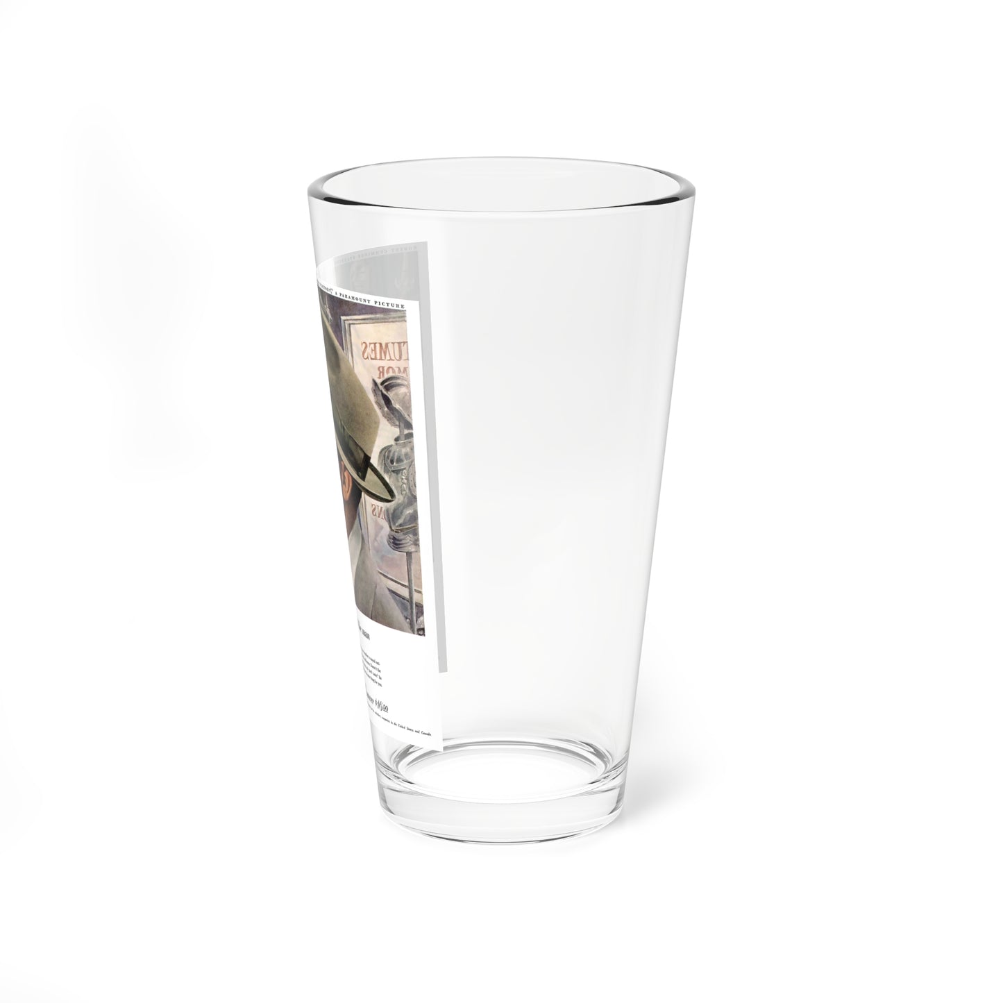 Stetson Personality Posters 5 (John B. Stetson Company, 1949) (Magazine Illustration) Pint Glass 16oz-Go Mug Yourself