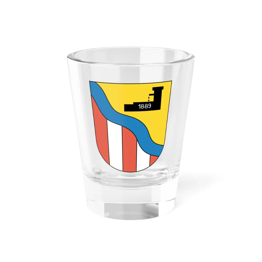 Stettbach coat of arms (Switzerland) (Coat of Arms) Shot Glass 1.5oz 1.5oz - Go Mug Yourself