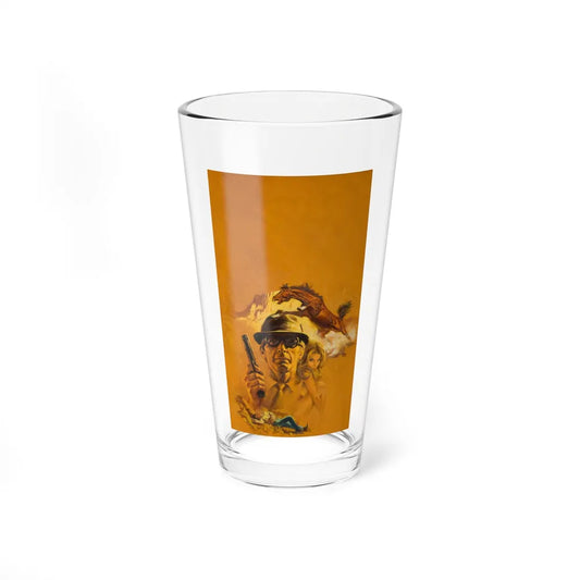 Steve Douglas of Sleepy Cat Ranch, Belmont Books paperback cover - Pint Glass 16oz 16oz - Go Mug Yourself