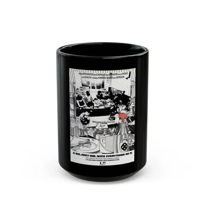 Steve Winwood 1971 (Music Poster) Black Coffee Mug 15oz - Go Mug Yourself