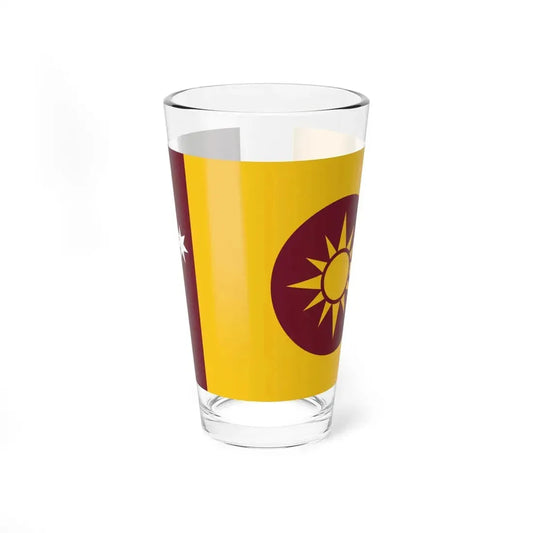 Steven Squires Queensland Flag Proposal (Australia) Pint Glass 16oz 16oz - Go Mug Yourself