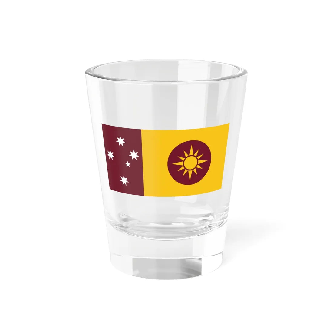 Steven Squires Queensland Flag Proposal (Australia) Shot Glass 1.5oz 1.5oz - Go Mug Yourself