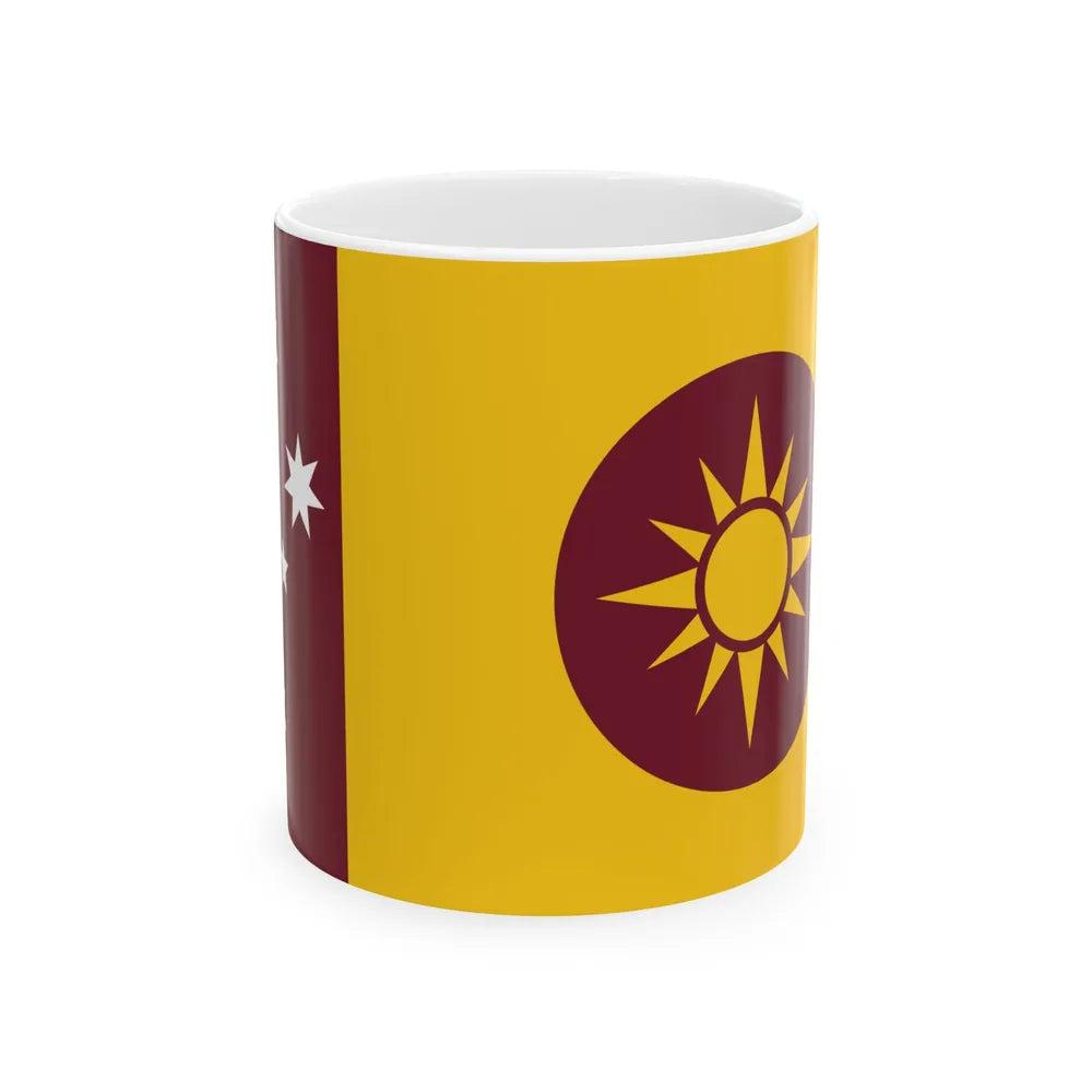 Steven Squires Queensland Flag Proposal (Australia) White Coffee Mug 11oz - Go Mug Yourself