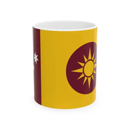 Steven Squires Queensland Flag Proposal (Australia) White Coffee Mug 11oz - Go Mug Yourself