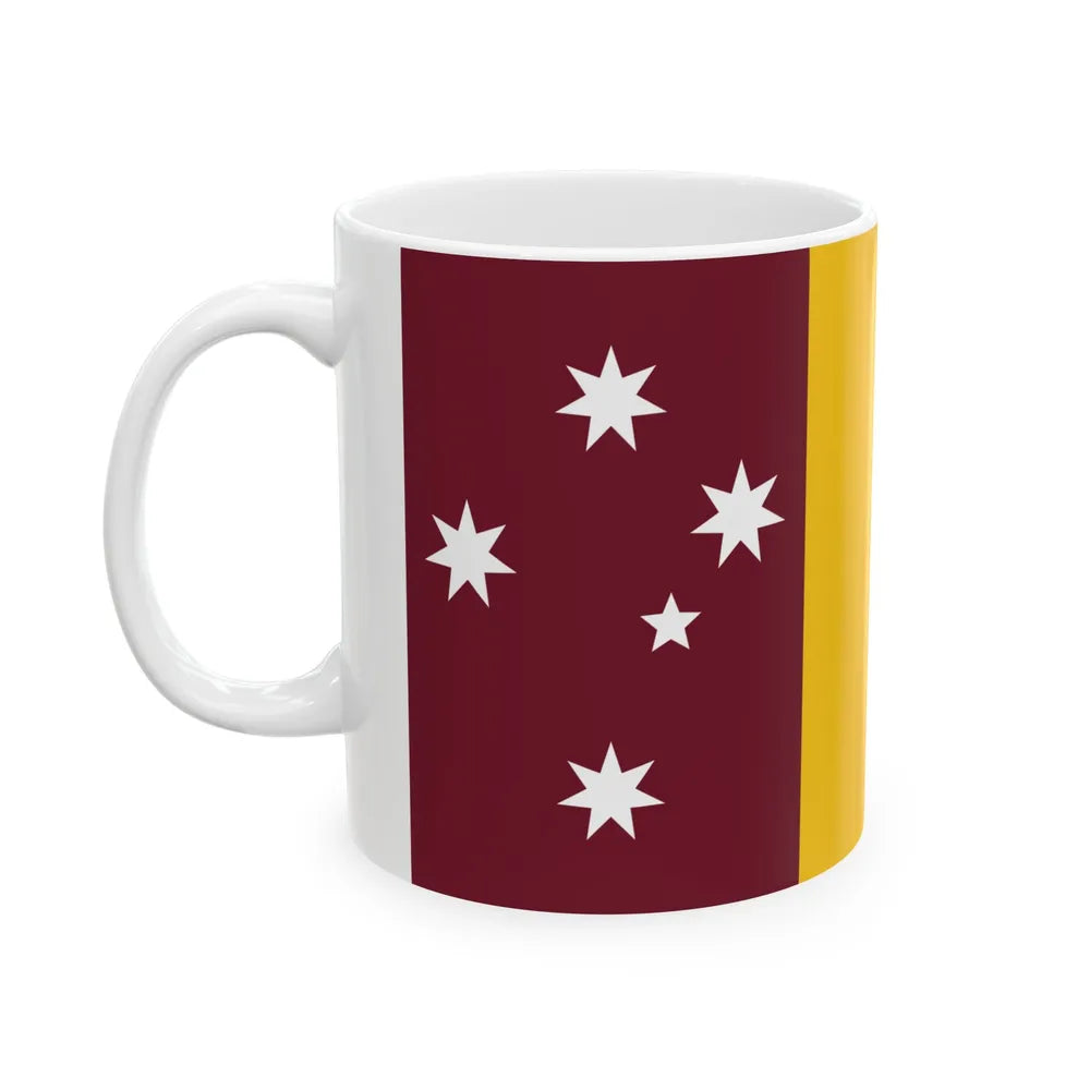 Steven Squires Queensland Flag Proposal (Australia) White Coffee Mug - Go Mug Yourself