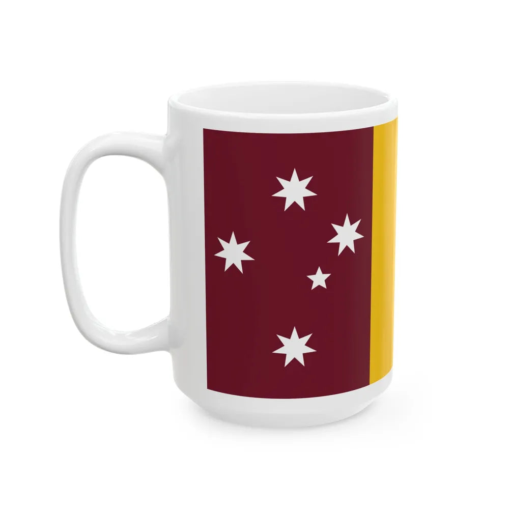 Steven Squires Queensland Flag Proposal (Australia) White Coffee Mug - Go Mug Yourself