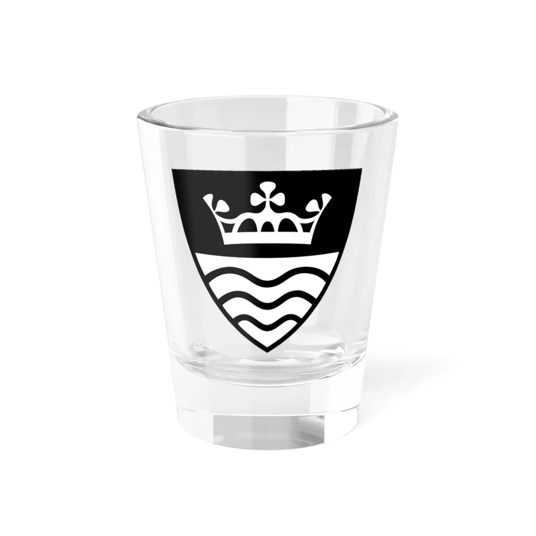 Stevns Kommune coa (Denmark) (Coat of Arms) Shot Glass 1.5oz 1.5oz - Go Mug Yourself