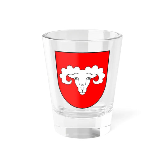 Stierva wappen (Switzerland) (Coat of Arms) Shot Glass 1.5oz 1.5oz - Go Mug Yourself
