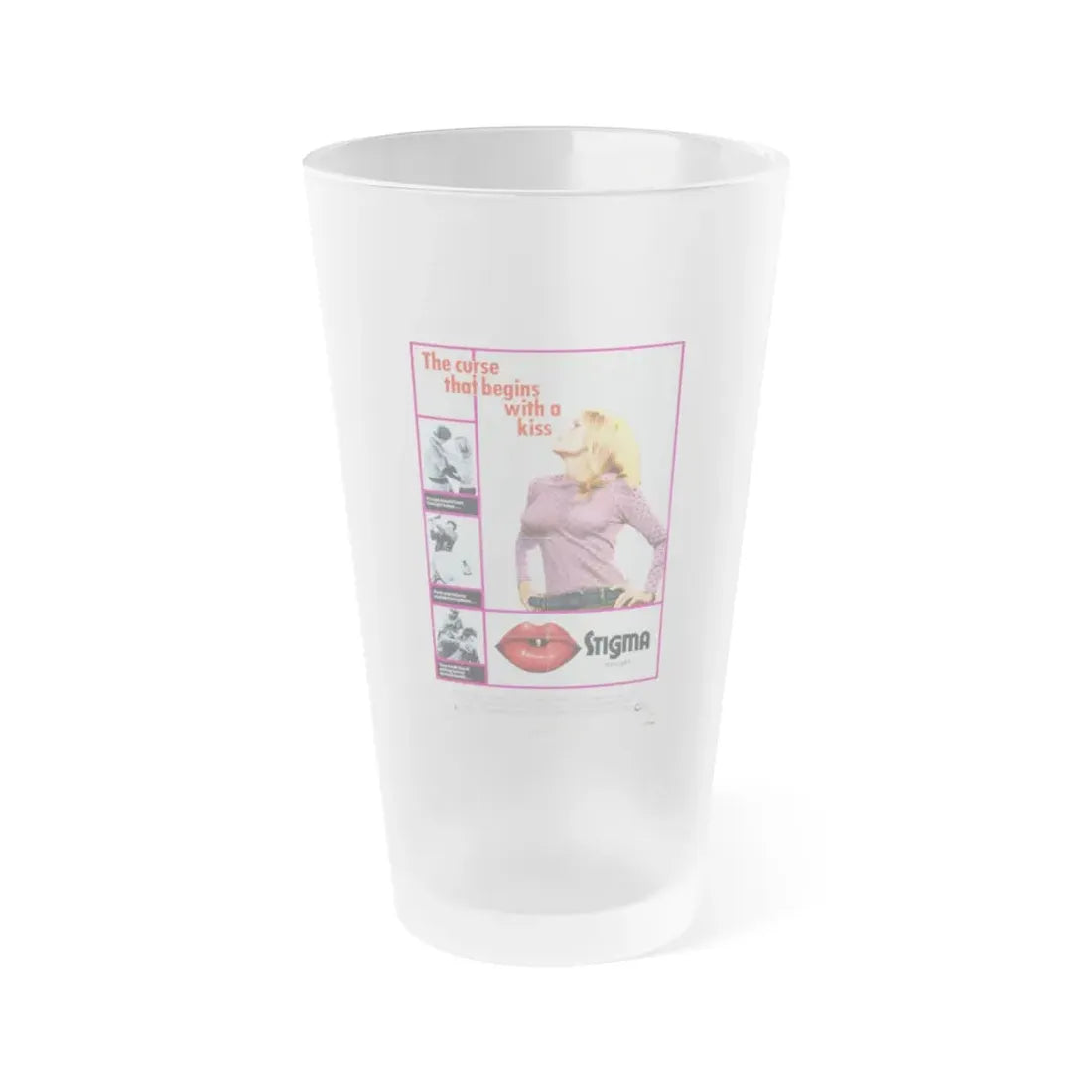 STIGMA 1972 Movie Poster - Frosted Pint Glass 16oz Default Title - Go Mug Yourself