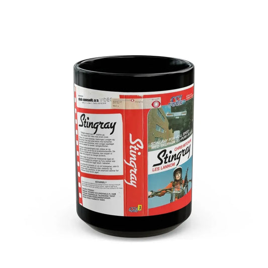 STINGRAY (VHS COVER) - Black Coffee Mug 15oz - Go Mug Yourself