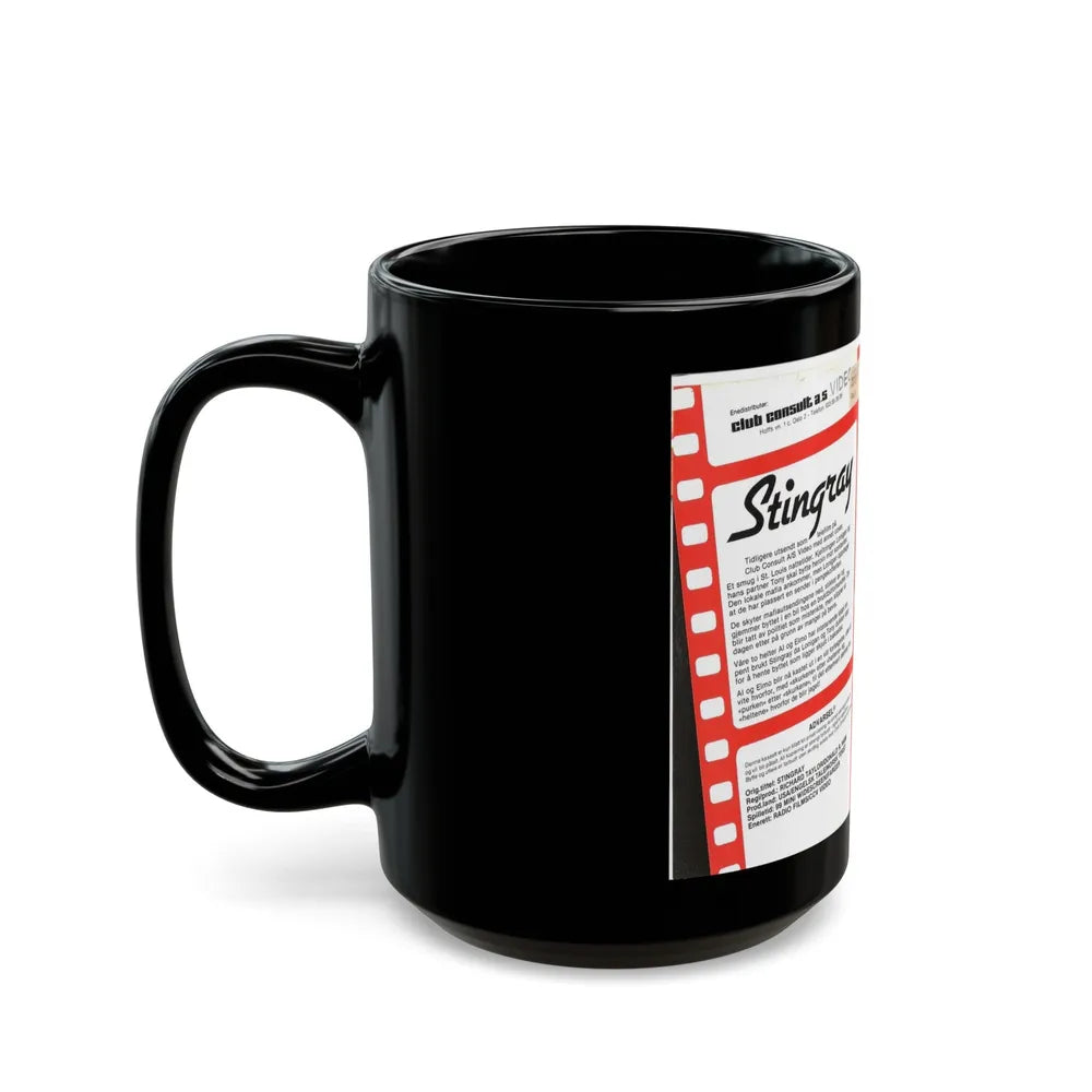 STINGRAY (VHS COVER) - Black Coffee Mug-Go Mug Yourself