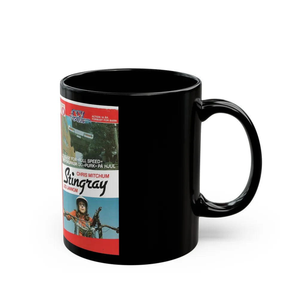 STINGRAY (VHS COVER) - Black Coffee Mug-Go Mug Yourself