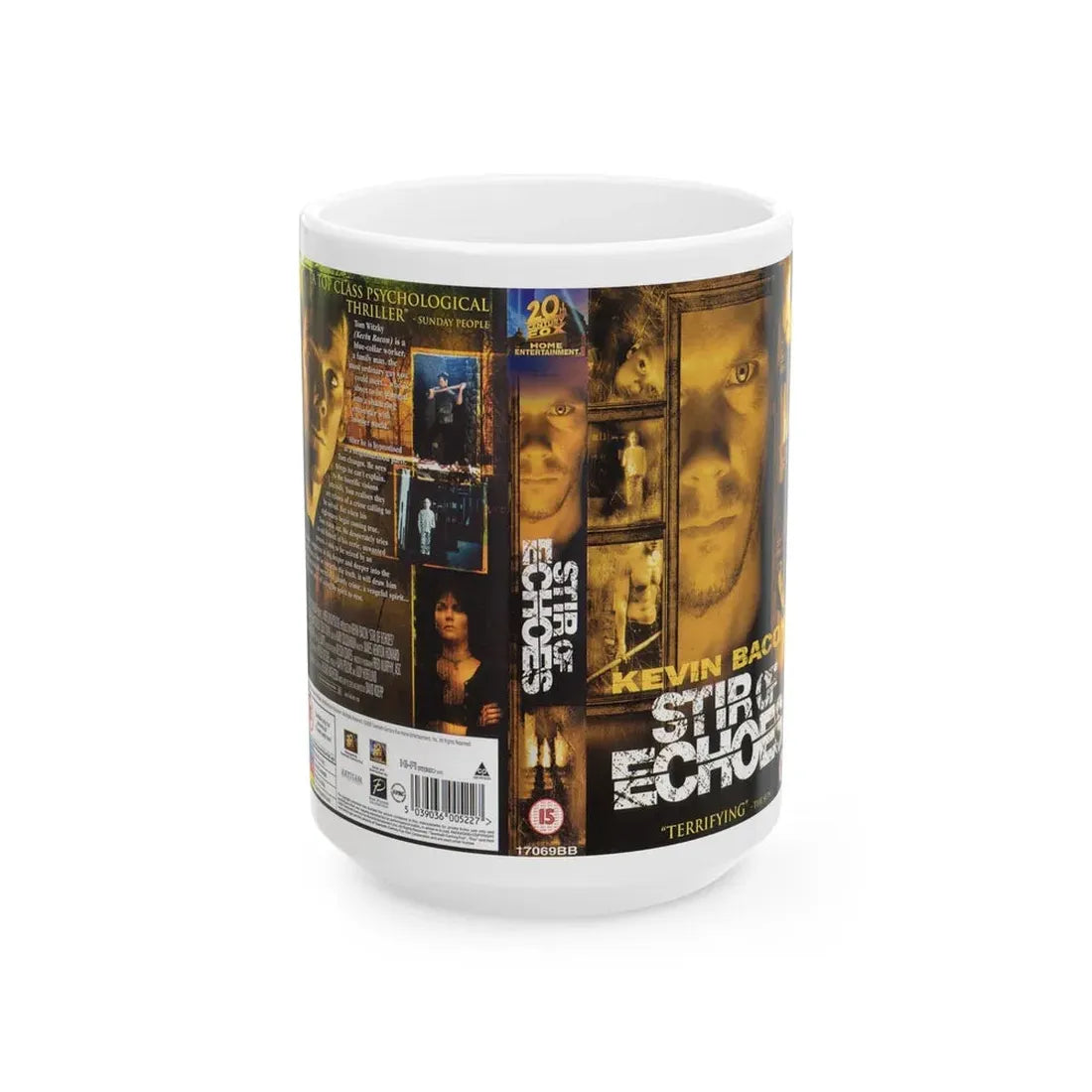 STIR OF ECHOES (VHS COVER) - White Coffee Mug 15oz - Go Mug Yourself