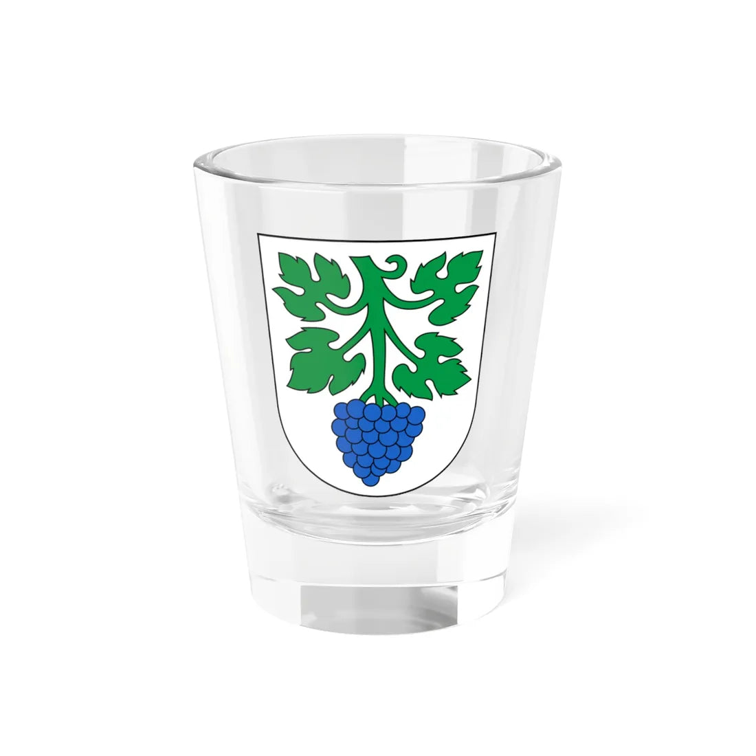 StMargrethen-blazon (Switzerland) (Coat of Arms) Shot Glass 1.5oz 1.5oz - Go Mug Yourself