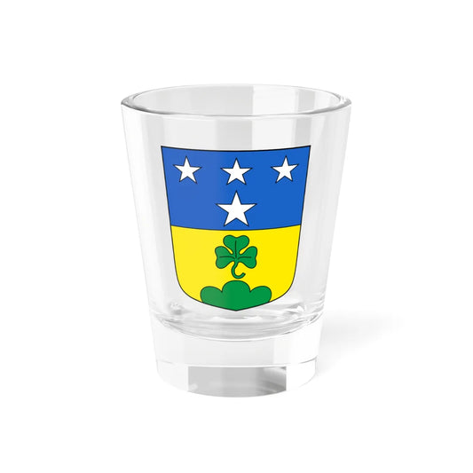 StNiklaus VS-blazon (Switzerland) (Coat of Arms) Shot Glass 1.5oz 1.5oz - Go Mug Yourself