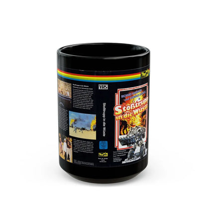 STOBTRUPP IN DIE WUSTE (VHS COVER) - Black Coffee Mug-15oz-Go Mug Yourself