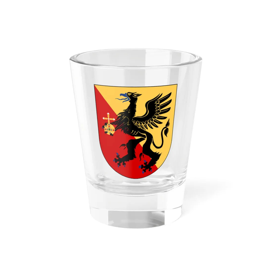 Stockholm län pre1968 (Sweden) (Coat of Arms) Shot Glass 1.5oz 1.5oz - Go Mug Yourself