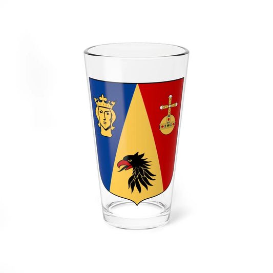 Stockholm län vapen b ram (Sweden) (Coat of Arms) Pint Glass 16oz 16oz - Go Mug Yourself