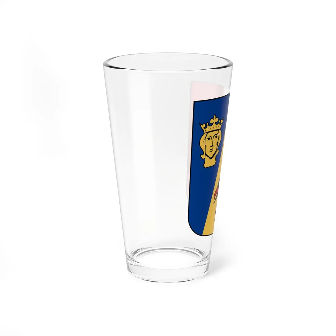 Stockholm län vapen b ram (Sweden) (Coat of Arms) Pint Glass 16oz - Go Mug Yourself