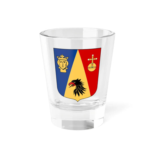 Stockholm län vapen b ram (Sweden) (Coat of Arms) Shot Glass 1.5oz 1.5oz - Go Mug Yourself