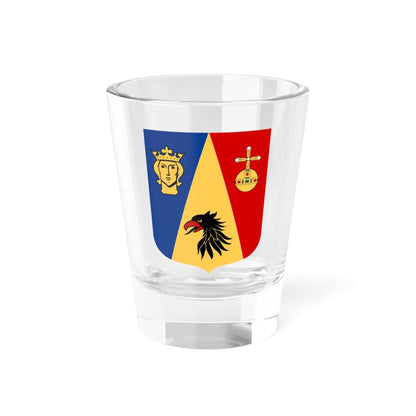 Stockholm län vapen b (Sweden) (Coat of Arms) Shot Glass 1.5oz 1.5oz - Go Mug Yourself