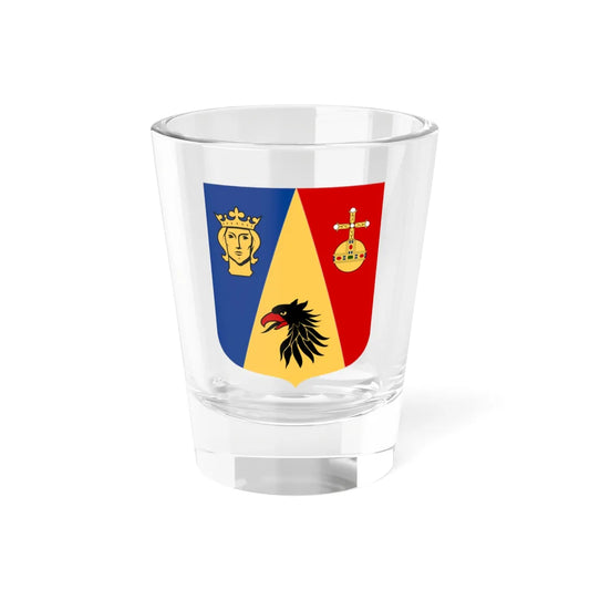 Stockholm län vapen b (Sweden) (Coat of Arms) Shot Glass 1.5oz 1.5oz - Go Mug Yourself