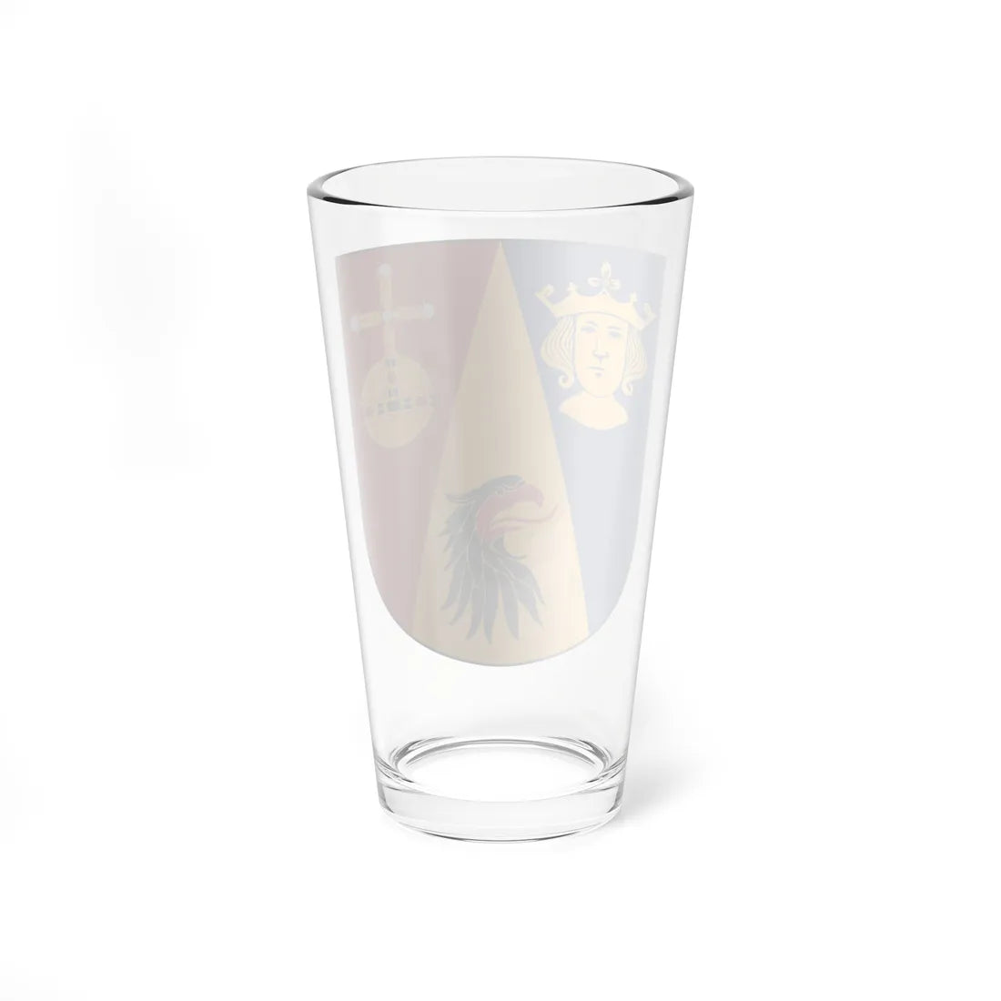 Stockholm län vapen (Sweden) (Coat of Arms) Pint Glass 16oz - Go Mug Yourself