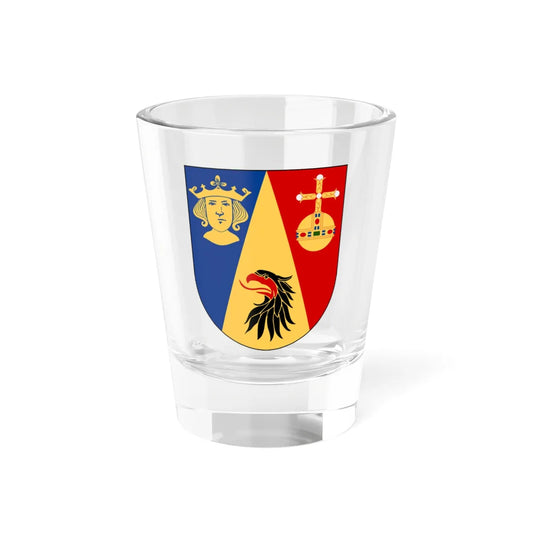 Stockholm län vapen (Sweden) (Coat of Arms) Shot Glass 1.5oz 1.5oz - Go Mug Yourself