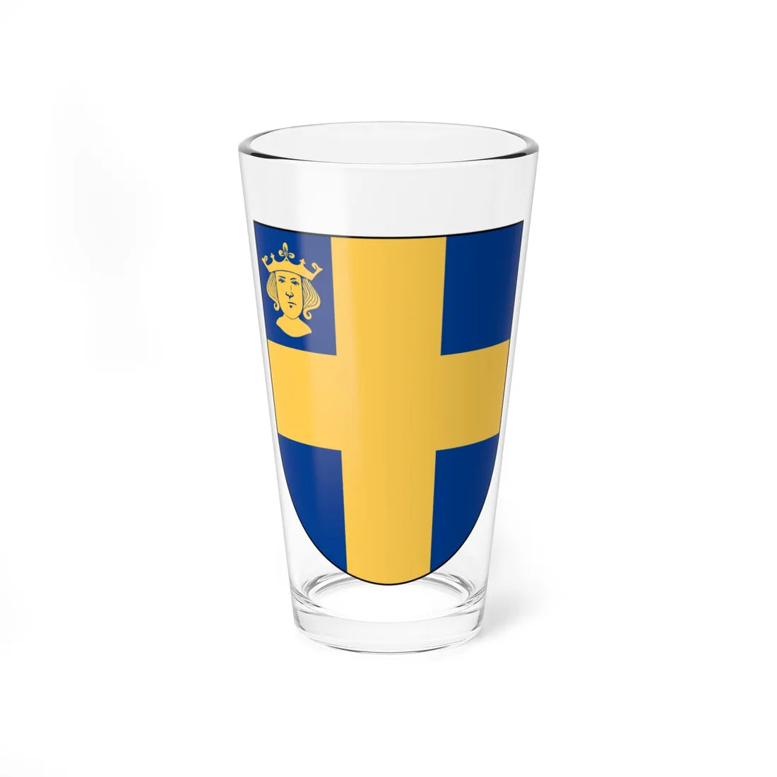 Stockholm stift vapen (Sweden) (Coat of Arms) Pint Glass 16oz 16oz - Go Mug Yourself