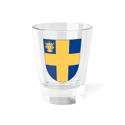 Stockholm stift vapen (Sweden) (Coat of Arms) Shot Glass 1.5oz 1.5oz - Go Mug Yourself