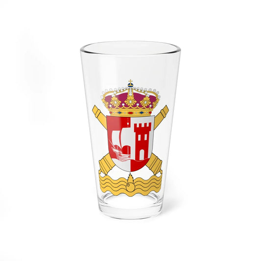 Stockholms kustartilleriförsvar vapen (Sweden) (Coat of Arms) Pint Glass 16oz 16oz - Go Mug Yourself