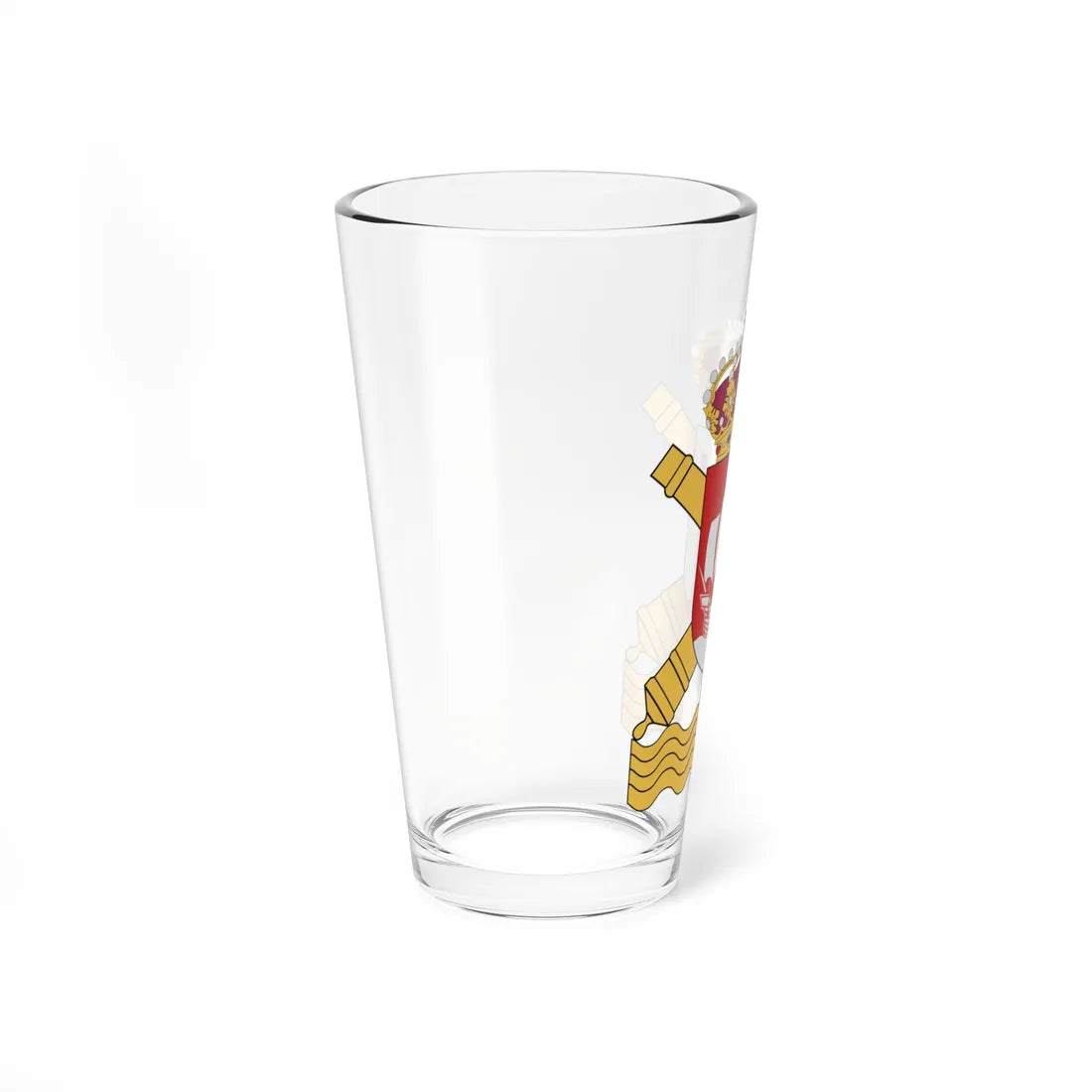 Stockholms kustartilleriförsvar vapen (Sweden) (Coat of Arms) Pint Glass 16oz - Go Mug Yourself