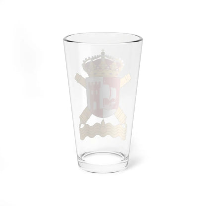 Stockholms kustartilleriförsvar vapen (Sweden) (Coat of Arms) Pint Glass 16oz - Go Mug Yourself