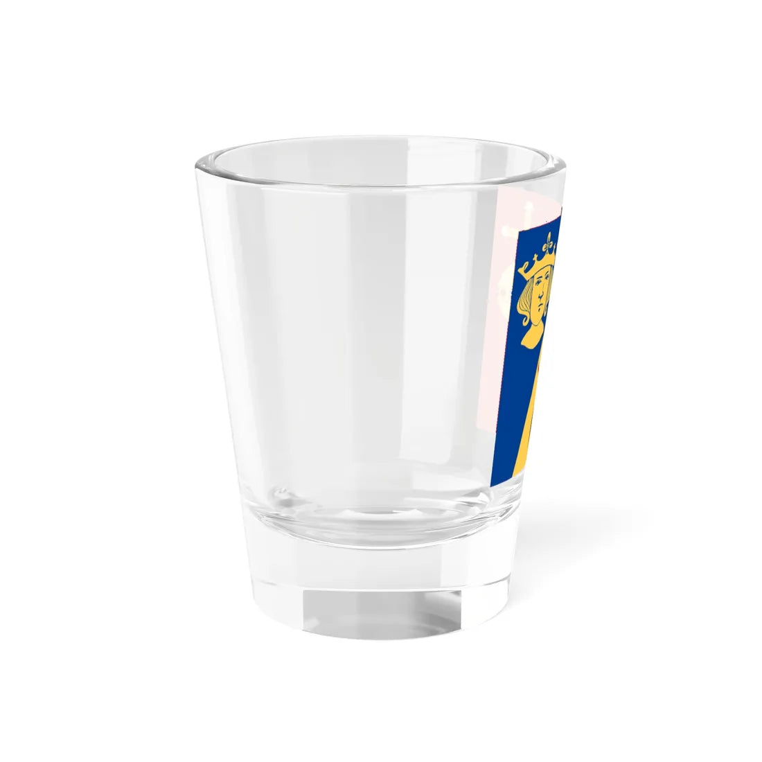 Stockholms lan vapenflagga (Sweden) Shot Glass 1.5oz - Go Mug Yourself