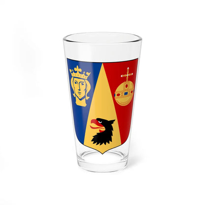 Stockholms läns vapen (Sweden) (Coat of Arms) Pint Glass 16oz 16oz - Go Mug Yourself