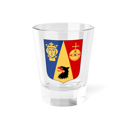 Stockholms läns vapen (Sweden) (Coat of Arms) Shot Glass 1.5oz 1.5oz - Go Mug Yourself