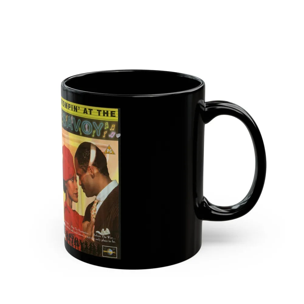 STOMPIN AT THE SAVOY (VHS COVER) - Black Coffee Mug-Go Mug Yourself