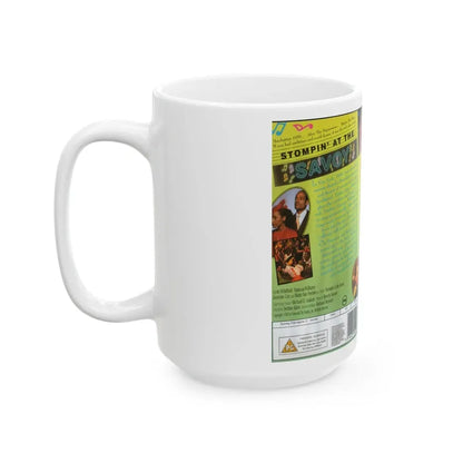 STOMPIN AT THE SAVOY (VHS COVER) - White Coffee Mug - Go Mug Yourself