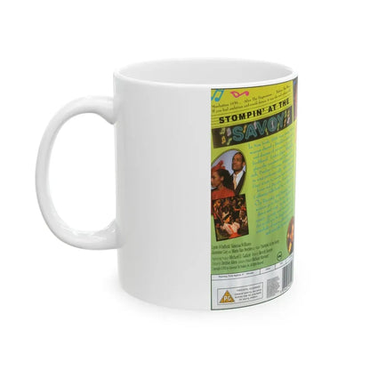 STOMPIN AT THE SAVOY (VHS COVER) - White Coffee Mug - Go Mug Yourself
