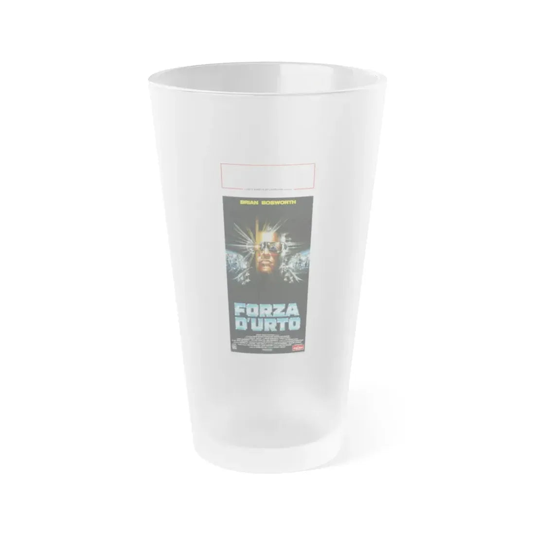 STONE COLD (ITALIAN) 1991 Movie Poster - Frosted Pint Glass 16oz Default Title - Go Mug Yourself