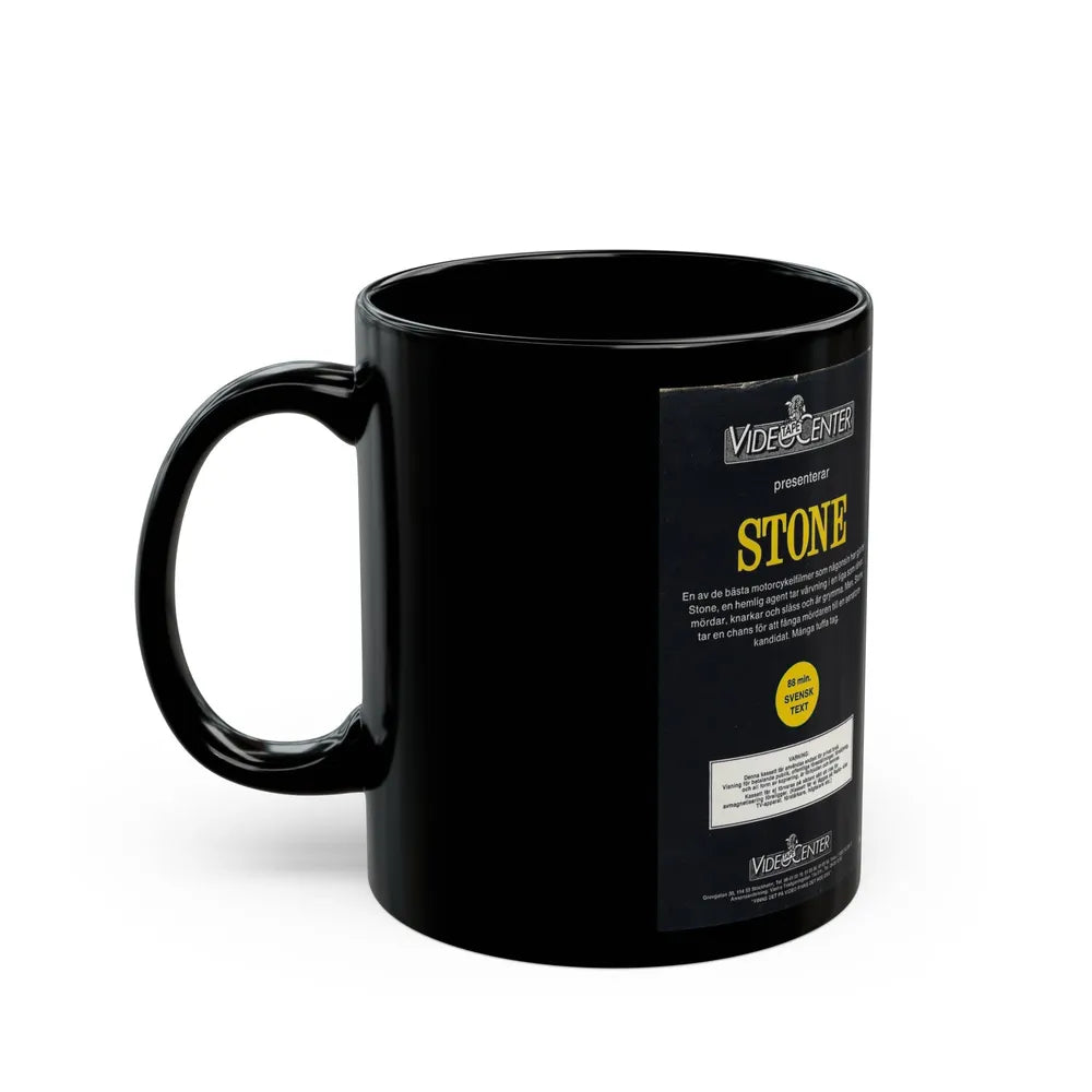 STONE (VHS COVER) - Black Coffee Mug-Go Mug Yourself