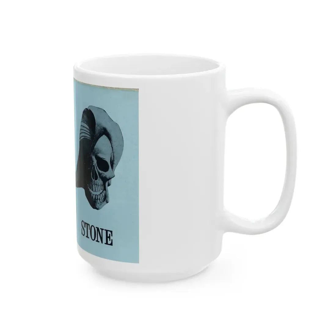 STONE (VHS COVER) - White Coffee Mug - Go Mug Yourself