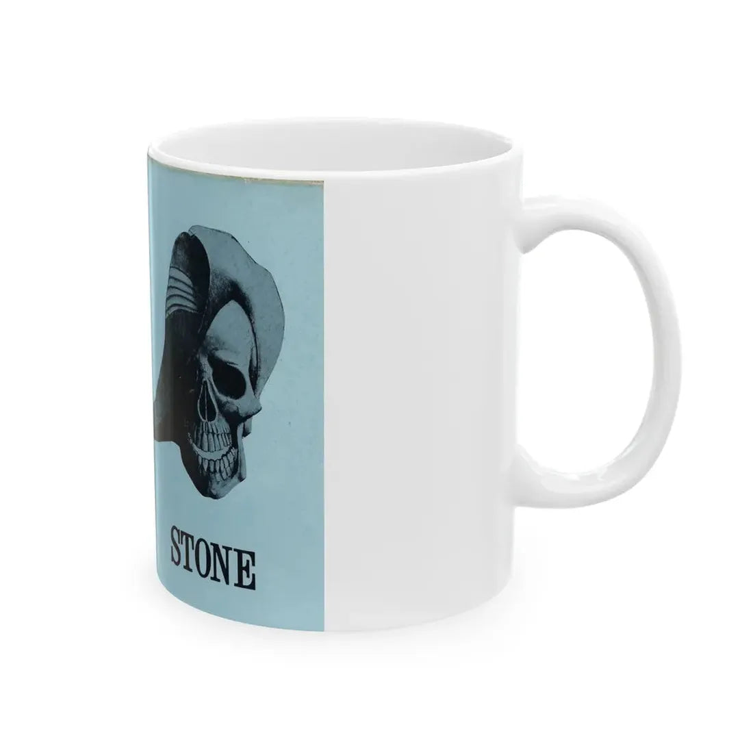 STONE (VHS COVER) - White Coffee Mug - Go Mug Yourself